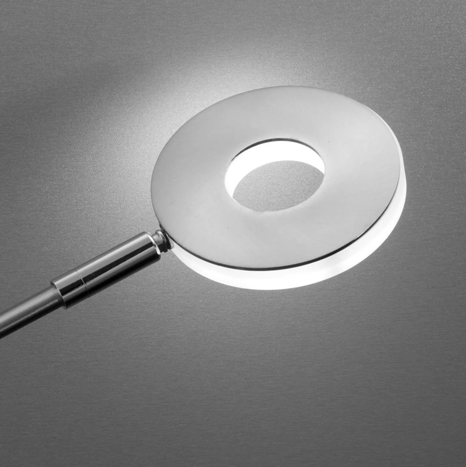 LED-lattiavalaisin Dent, CCT, kaksi valoa, nikkeliä