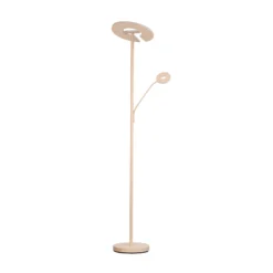 LED-lattiavalaisin Dent, hiekanvärinen, 180 cm, metalli, CCT 2-lamppuinen.
