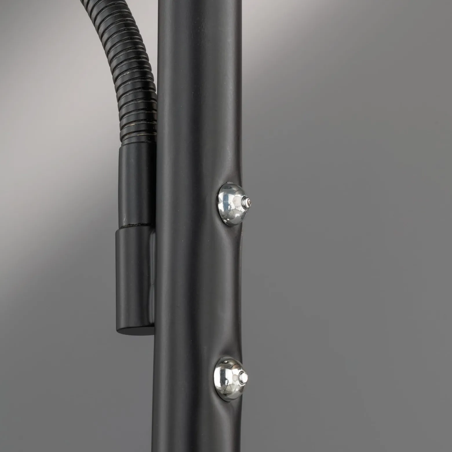 LED-lattiavalaisin Dent, musta, 180 cm, CCT, 2-valoinen
