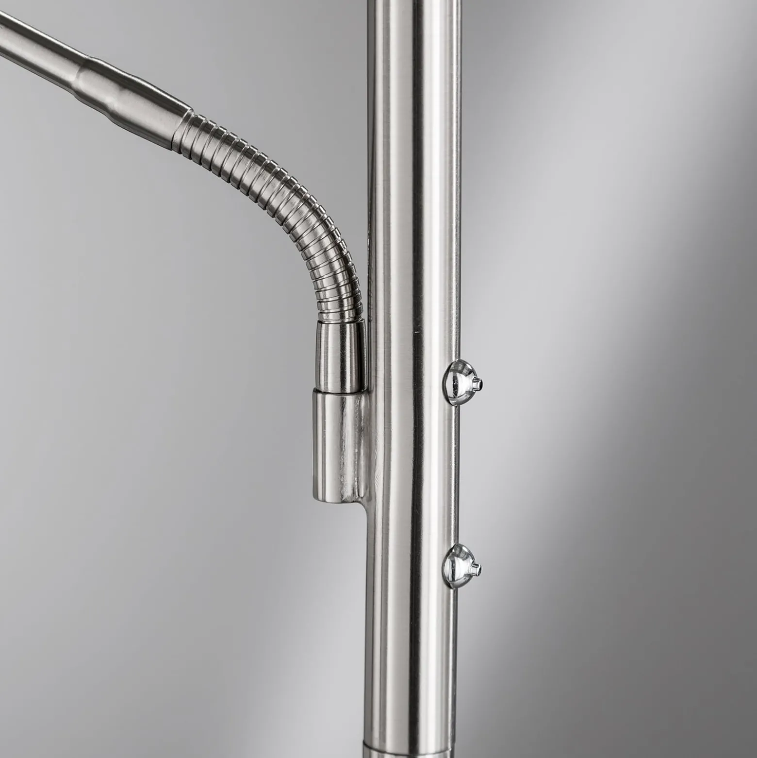 LED-lattiavalaisin Dent, nikkelin värinen, 180 cm, CCT, 2-lamppuinen
