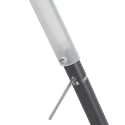 LED-lattiavalaisin Filigran, musta, himmennettävä, säädettävä