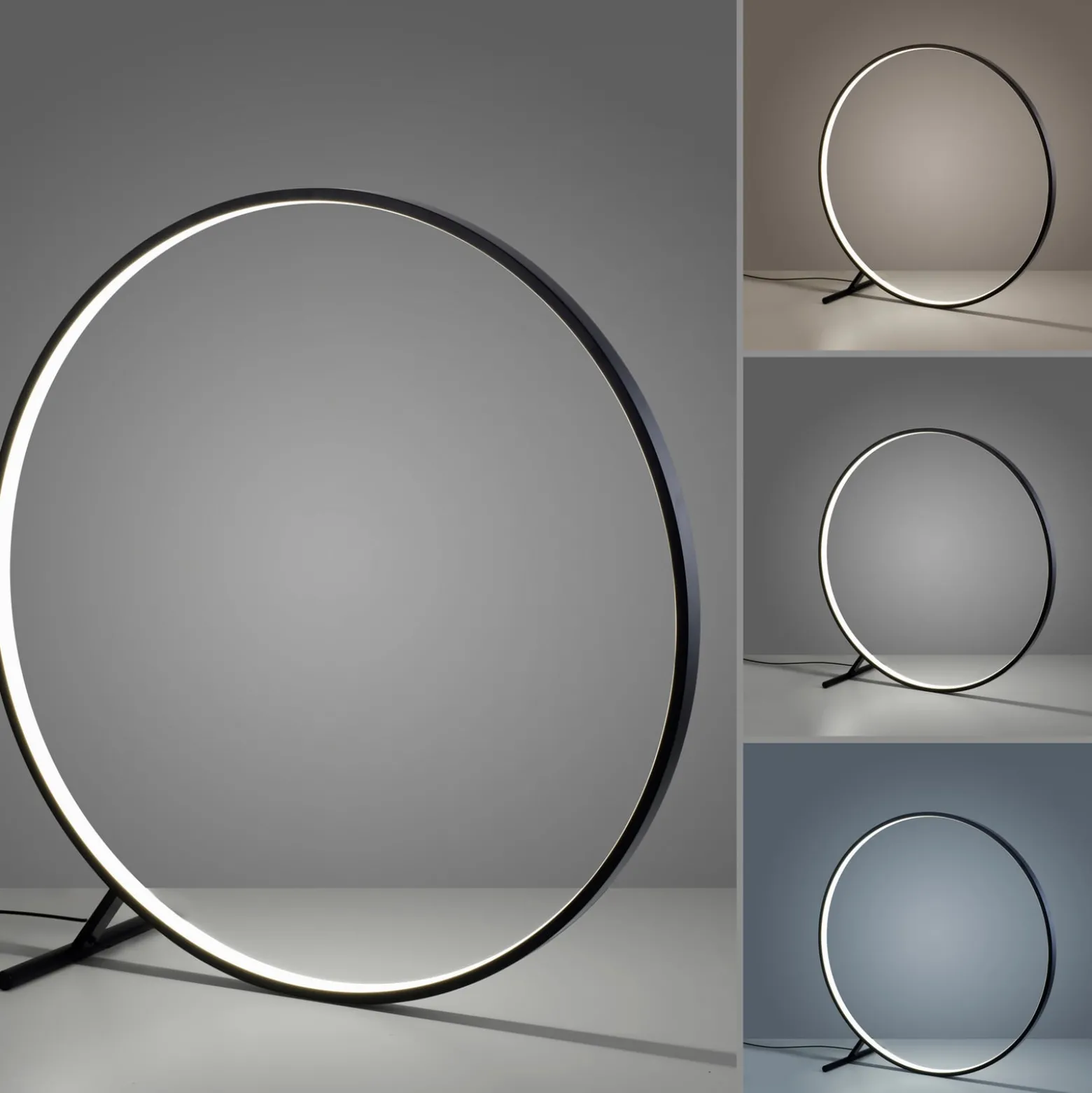 LED-lattiavalaisin Hula CCT kaukosäätimellä Ø 100cm