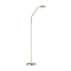 LED-lattiavalaisin Pool, messinginvärinen, korkeus 160 cm, metalli, CCT