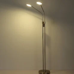 LED-lattiavalaisin Silvio, 2-lamppuinen, nikkeli, CCT, himmennettävä