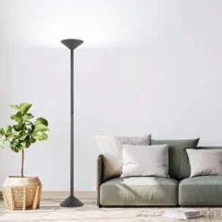 LED-lattiavalaisin Tratto, antrasiitti, metalli, CCT, himmennettävä