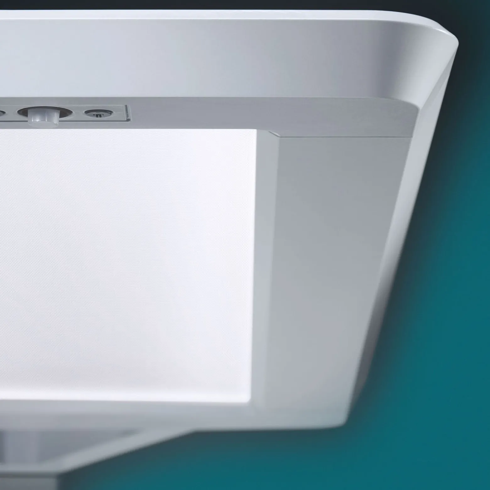 LED-lattiavalaisin Yara.single VTL, PIR, hopea