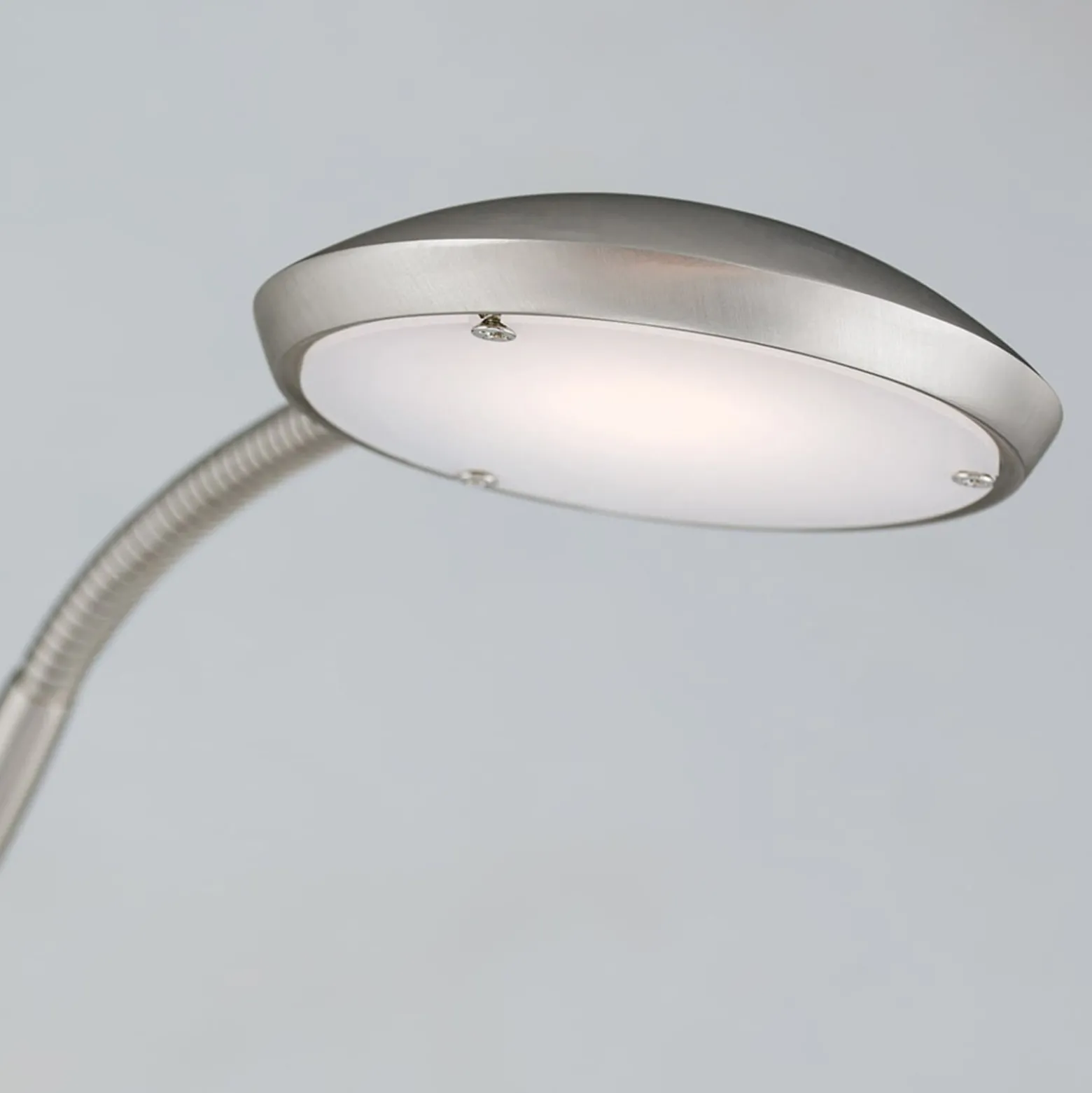 LED-lattiavalo Cobra kaksilamppuinen, mattanikkeli
