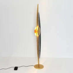 LED-lattiavalo La Presa epäsuora kulta/musta/rusk.