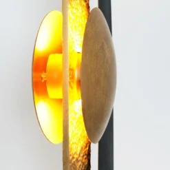 LED-lattiavalo La Presa epäsuora kulta/musta/rusk.
