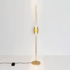 LED-lattiavalo La Presa epäsuora kulta/musta/rusk.
