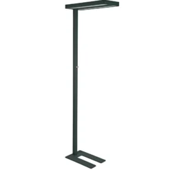 LED-lattiavalo MAULjuvis, musta, 196 cm jalka himmennettävä