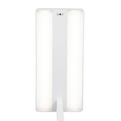 LED-lattiavalo MAULjuvis, valkoinen, 196 cm, jalusta, himmennettävä