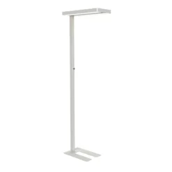 LED-lattiavalo MAULjuvis, valkoinen, 196 cm, jalusta, himmennettävä
