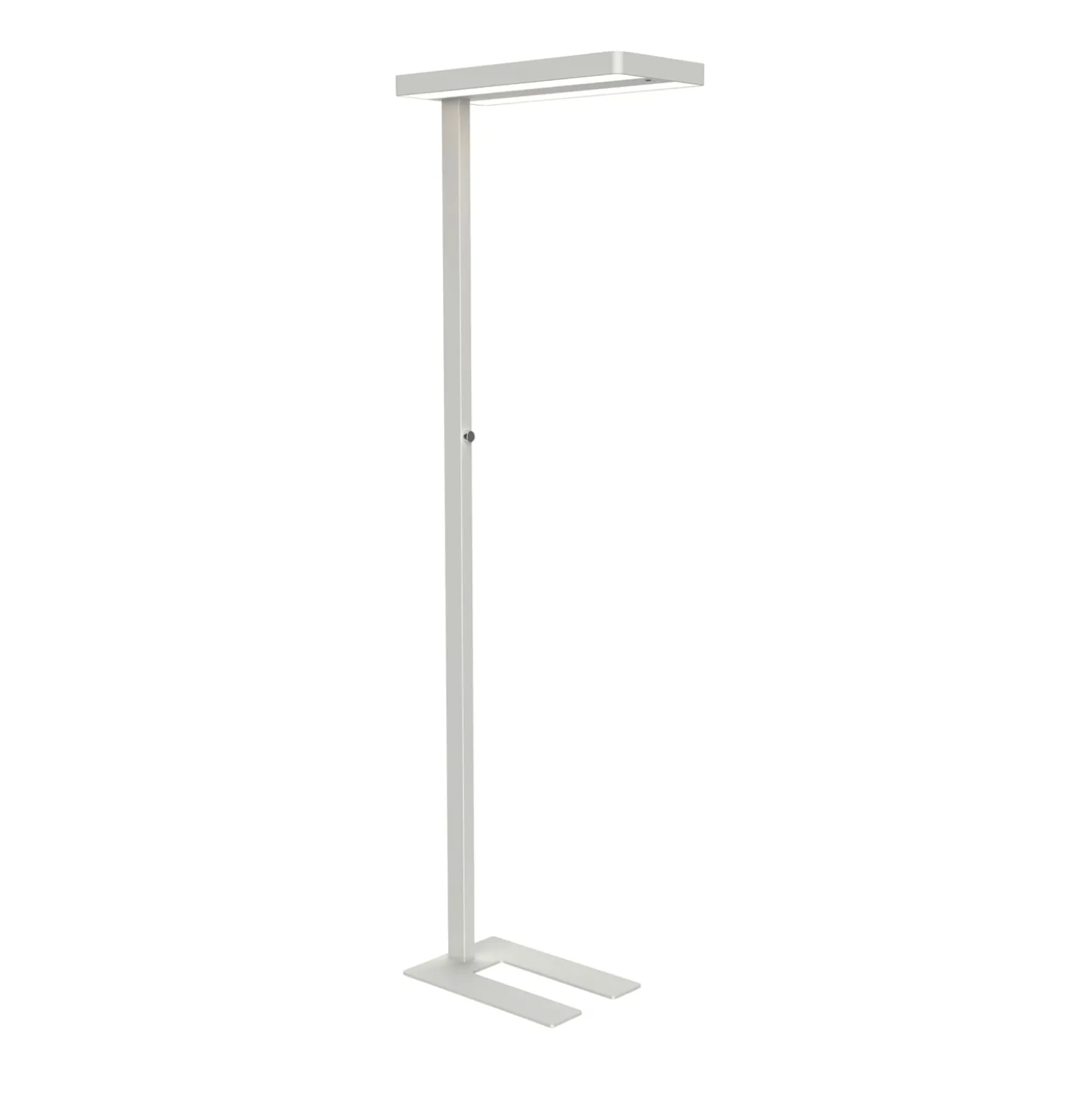 LED-lattiavalo MAULjuvis, valkoinen, 196 cm, jalusta, himmennettävä