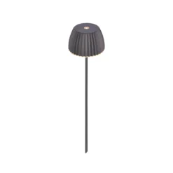 LED-maapiikkivalaisin RIFFLE MINI, antrasiitti Ø 9 cm, IP44