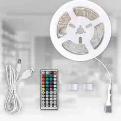 LED-nauha Fly USB, pituus 5 m, RGBW, kaukosäädin