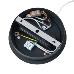 LED-paneeli PANEL, musta, Ø 63 cm, metalli, CCT himmennettävä 50 W