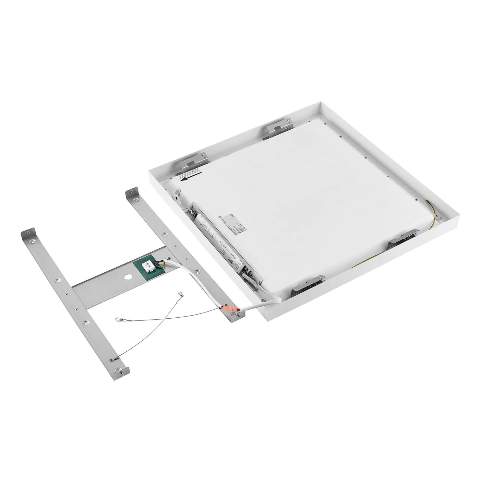 LED-paneeli PRO OFFICE SANO, 63 x 63 cm, himmennettävä, valkoinen, metalli CCT