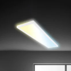 LED-paneeli Tava CCT, valkoinen, 98 x 20 cm, taustavalo, muovi