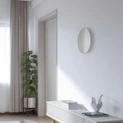 LED-peili Ring M, Ø 29 cm, lasi, lämmin valkoinen