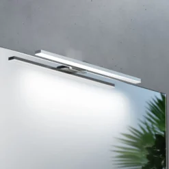 LED-peilivalaisin Triga IP44, kromi, 40cm, 4,000K