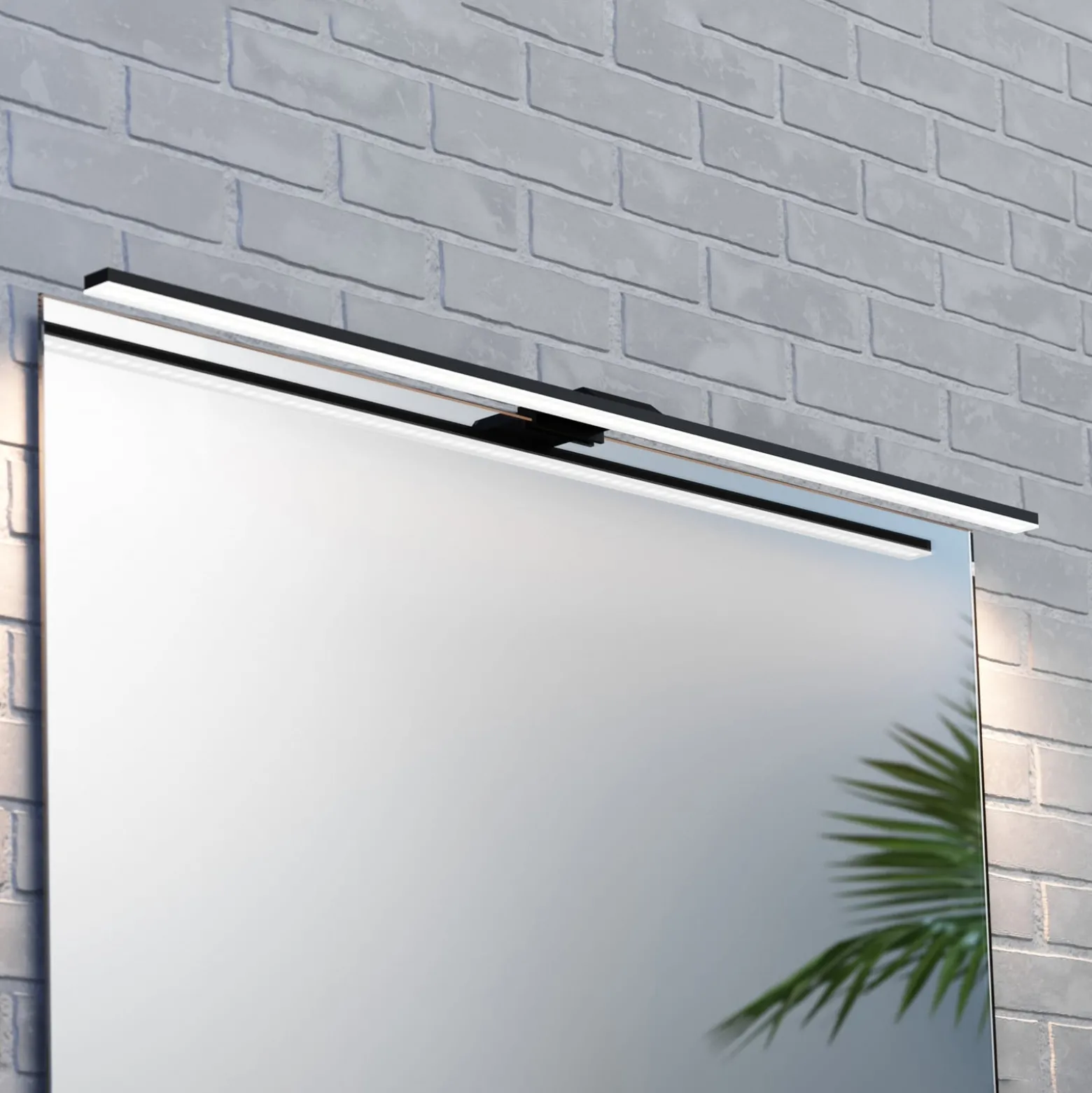 LED-peilivalaisin Triga IP44 musta 80cm, 3000K