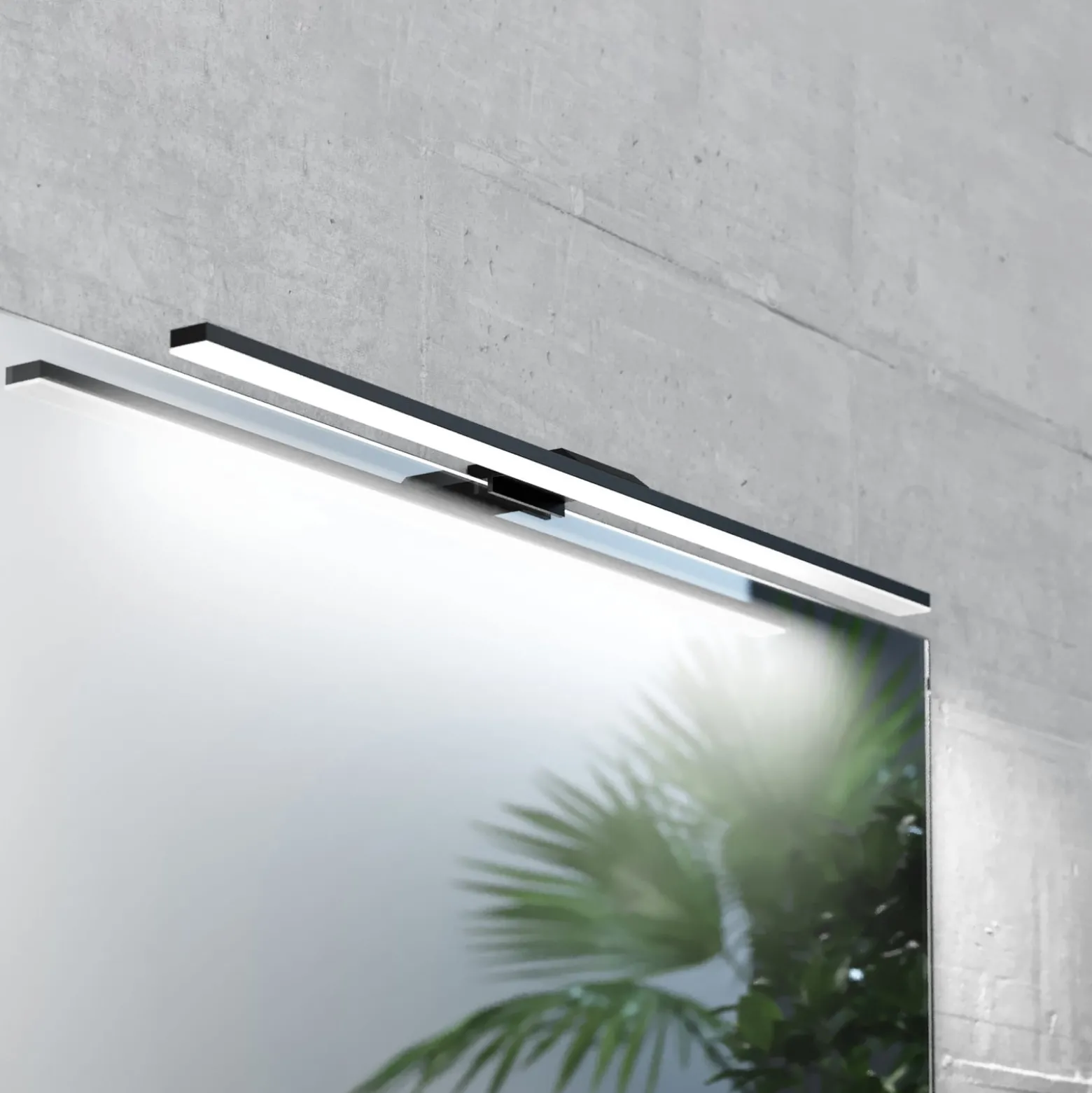 LED-peilivalaisin Triga IP44 musta 60cm, 3000K