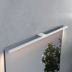 LED-peilivalaisin Triga, IP44, valkoinen, 80cm, 3,000K