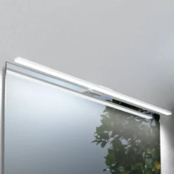 LED-peilivalaisin Triga, IP44, valkoinen, 80cm, 3,000K