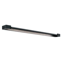 LED-peilivalo Marilyn musta, leveys 90cm