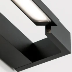 LED-peilivalo Marilyn musta, leveys 90cm