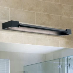 LED-peilivalo Marilyn mustana, leveys 60cm