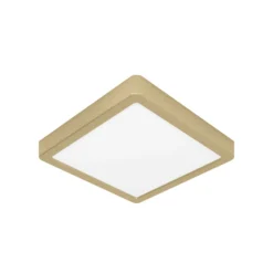 LED-pinta-asennuspaneeli Fueva 5 IP20 830 messinki 21x21cm