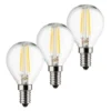 LED-pisaralamppu E14 4W 2,700K hehkulamppu 3 kpl sarja