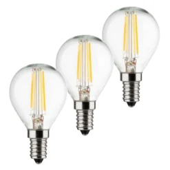 LED-pisaralamppu E14 4W 2,700K hehkulamppu 3 kpl sarja
