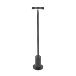 LED-pollarilamppu Tango tummanharmaa, korkeus 50 cm, metalli, maakiila