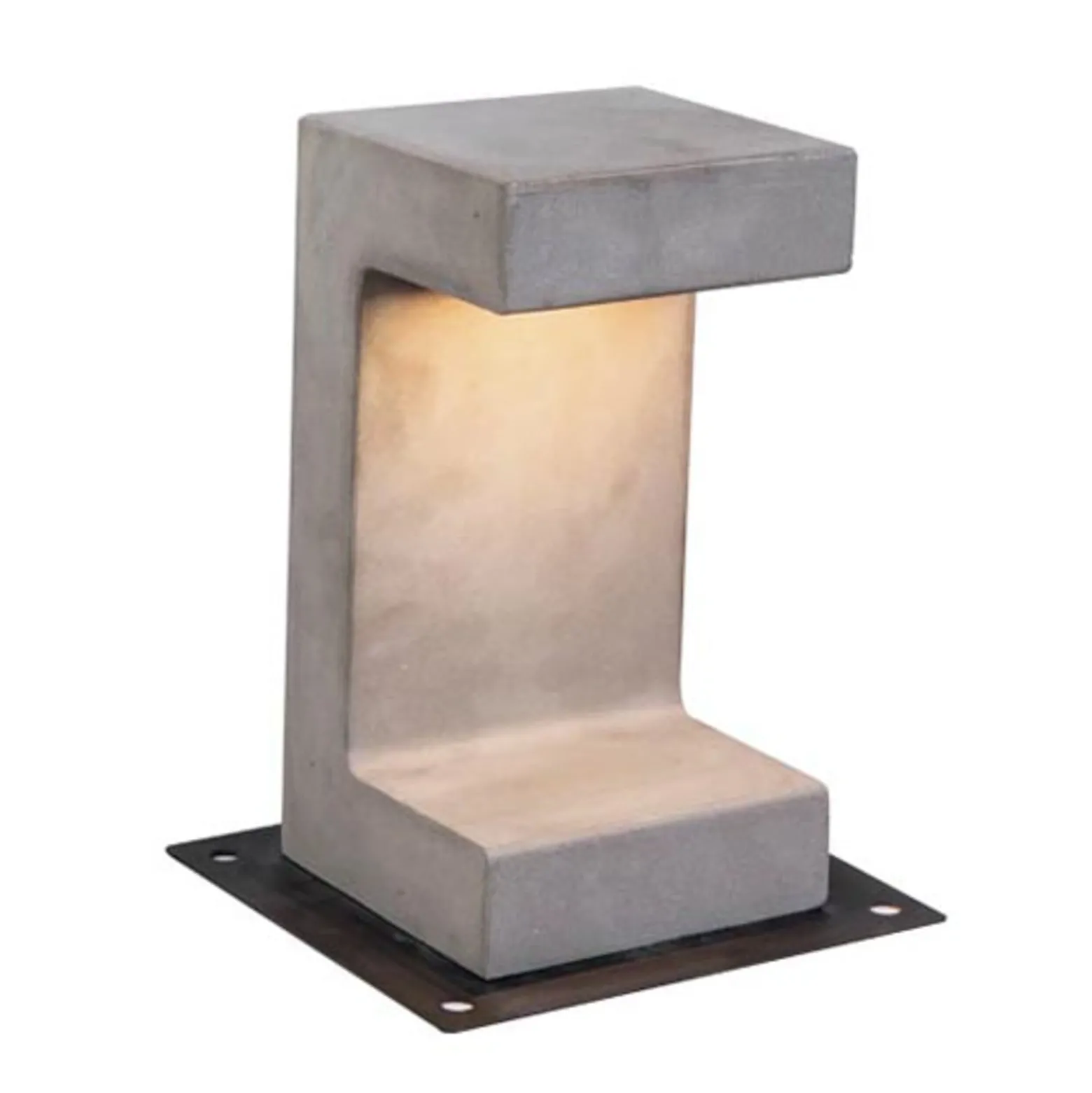 LED-pollarivalaisin E191 betonia, korkeus 30 cm