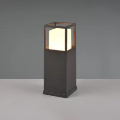 LED-pollarivalaisin Witham, korkeus 40 cm, antrasiitti, CCT, IP54