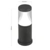 LED-pollarivalo Midnight, anti-UV-diffuusori, IP65
