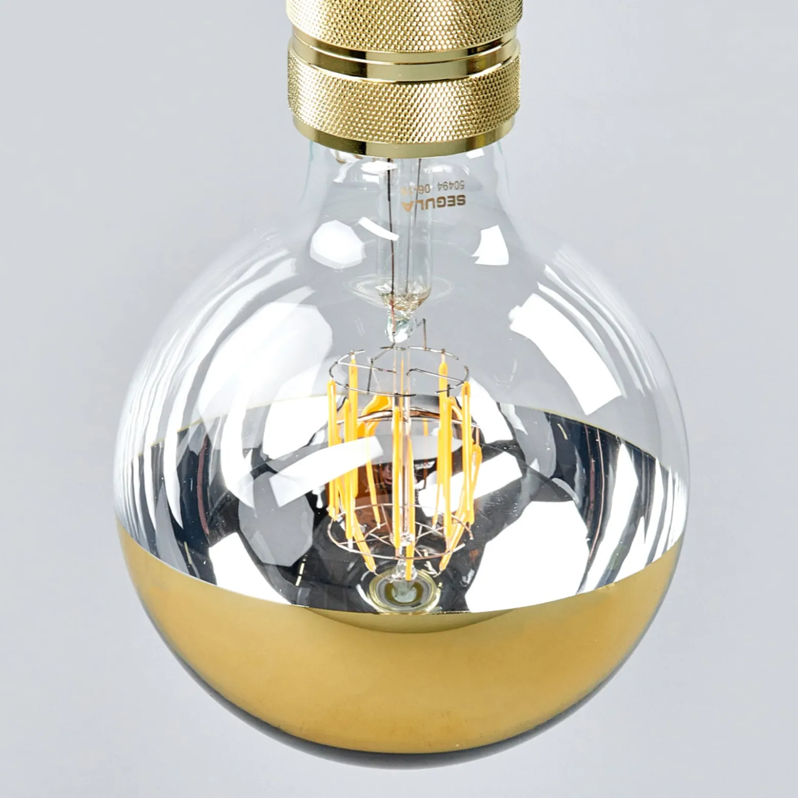 LED-pääpeililamppu E27 7W, kulta
