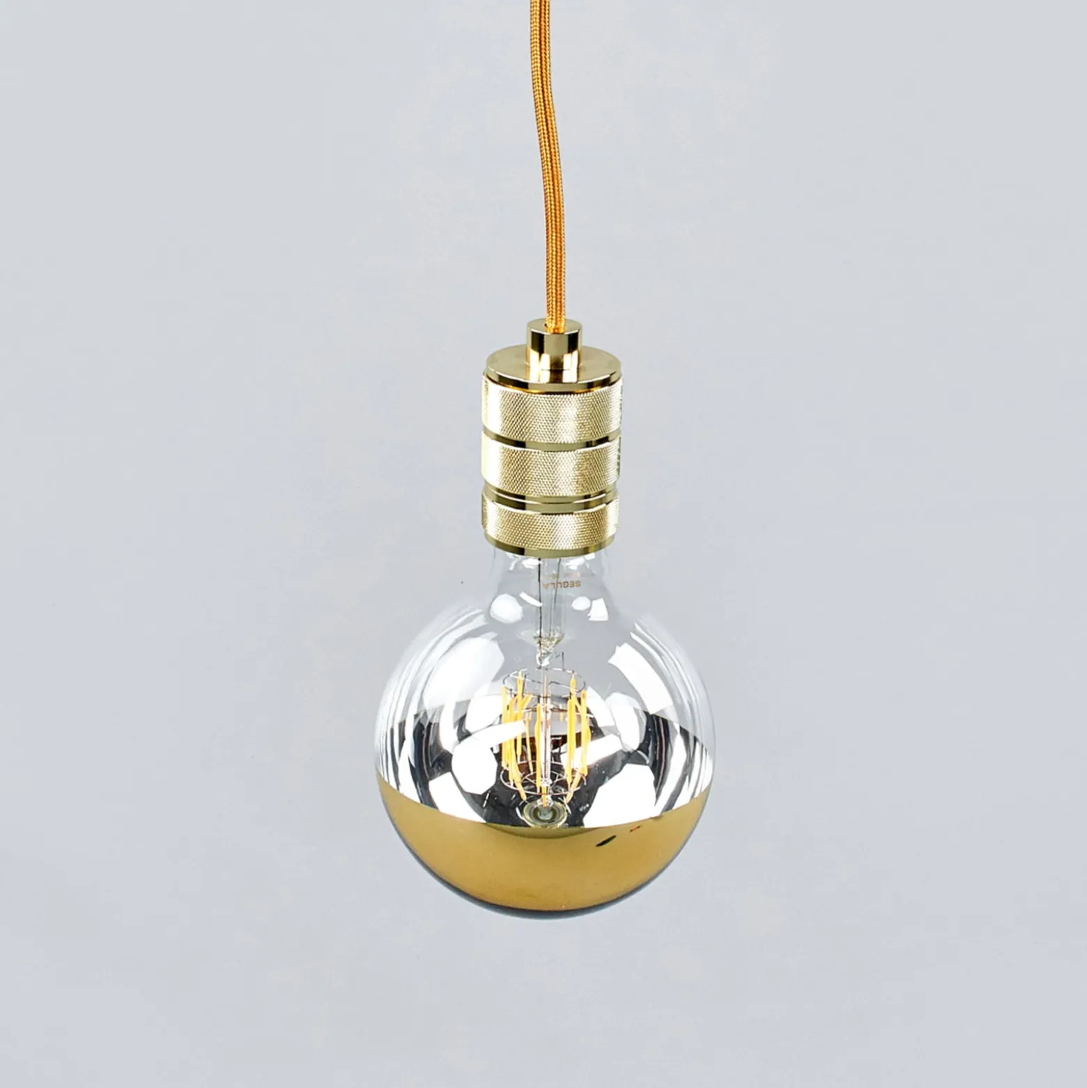 LED-pääpeililamppu E27 7W, kulta