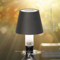 LED-pullolamppu Fiocco, hiekanharmaa, RGBW, IP54, himmennettävä