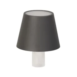 LED-pullovalaisin Fiocco, hiekanharmaa, CCT, IP54, himmennettävä
