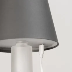 LED-pullovalaisin Fiocco, hiekanharmaa, CCT, IP54, himmennettävä