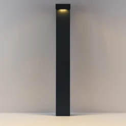 LED-pylväsvalaisin ATO, korkeus 85 cm, päälle/pois, antrasiitti, IP65, metalli