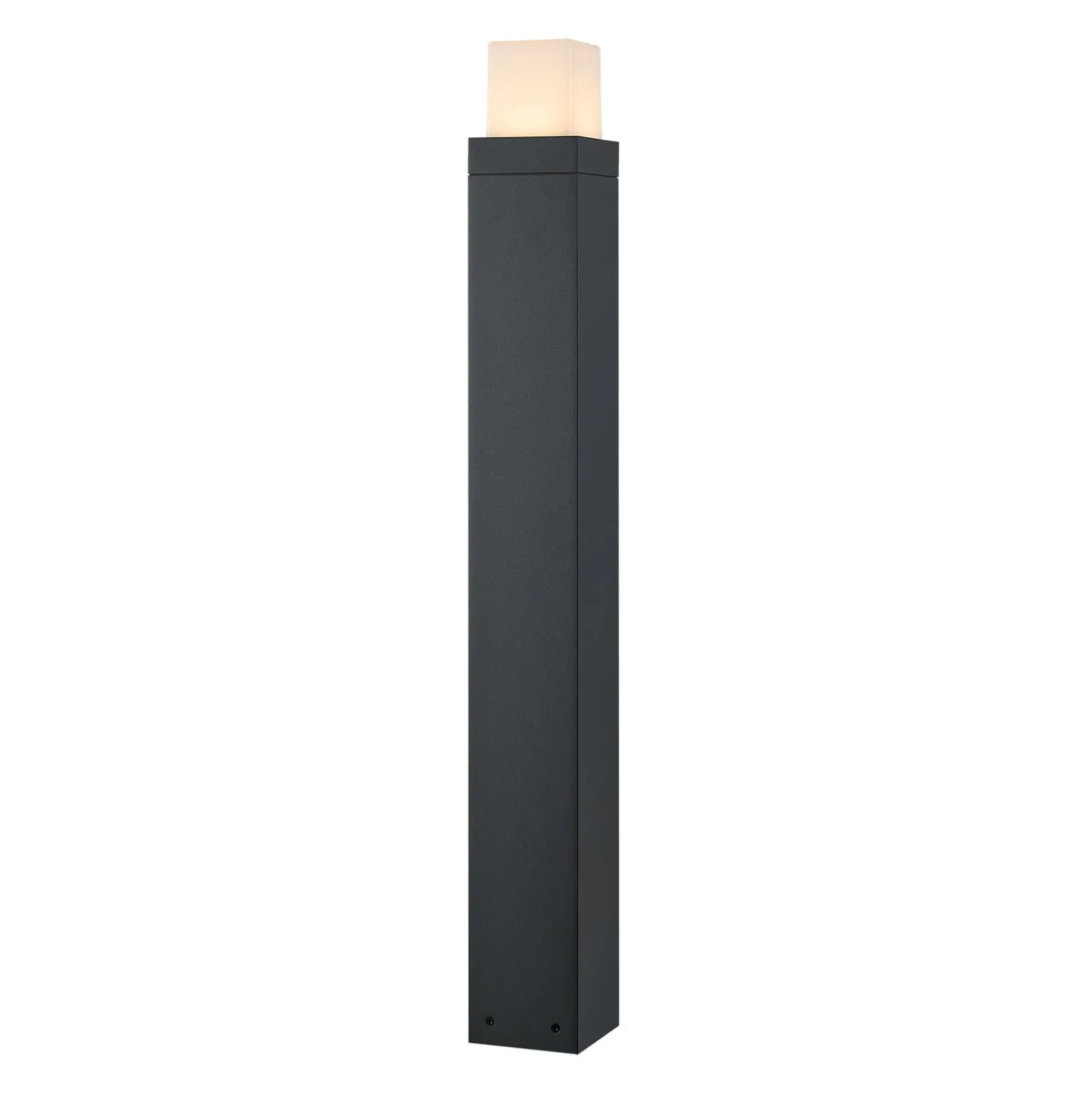 LED-pylväsvalaisin FYNN-O, korkeus 85 cm, antrasiitti, CCT IP65, päälle/pois