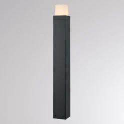 LED-pylväsvalaisin FYNN-O, korkeus 85 cm, antrasiitti, CCT IP65, päälle/pois