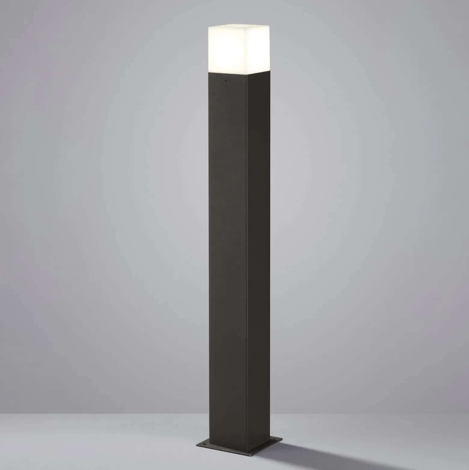 LED-pylväsvalaisin HUDSON, antrasiitti, korkeus 80 cm, metalli, IP44