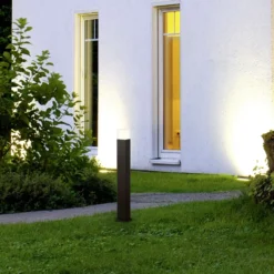 LED-pylväsvalaisin HUDSON, antrasiitti, korkeus 80 cm, metalli, IP44
