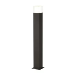 LED-pylväsvalaisin HUDSON, antrasiitti, korkeus 80 cm, metalli, IP44